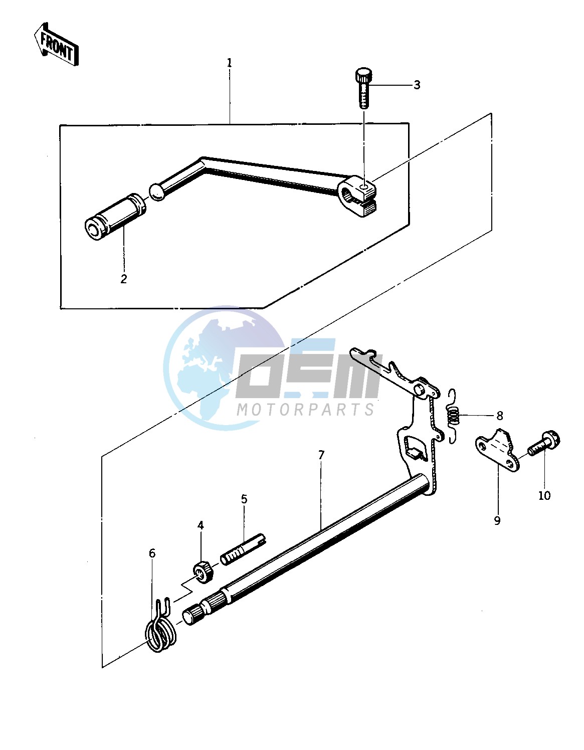 GEAR CHANGE MECHANISM -- 76-77 S2_S3- -