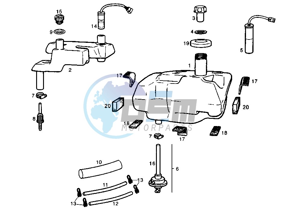 FUEL AND OIL TANK