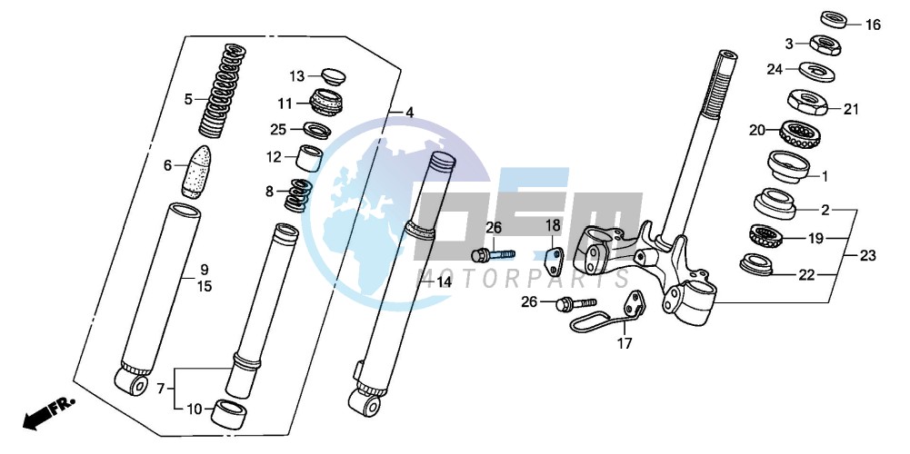 FRONT FORK/FRONT CUSHION