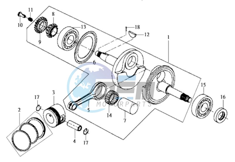 CRANKSHAFT / PISTON / PISTON RING