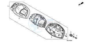 CBR600RR9 Europe Direct - (ED / MME) drawing METER