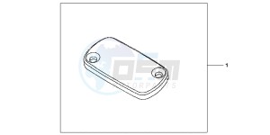 CRF250RB CRF250R ED drawing FRONT MASTER CYLINDER CAP