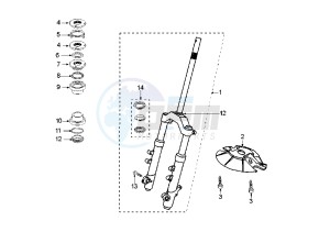 ELYSTAR - 150 cc drawing FRONT FORK