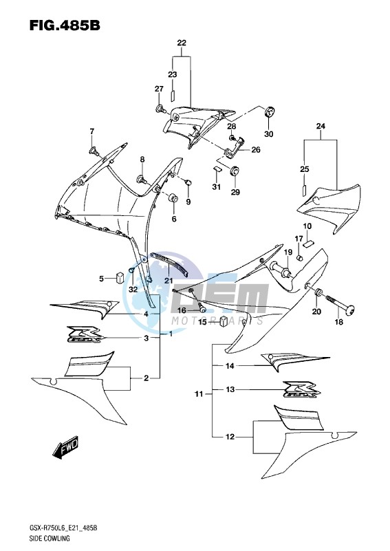 SIDE COWLING L6 (AJP)