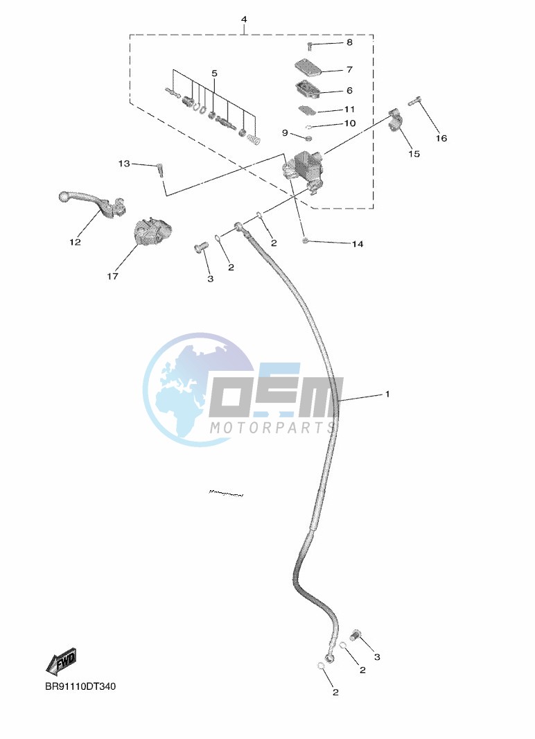 FRONT MASTER CYLINDER