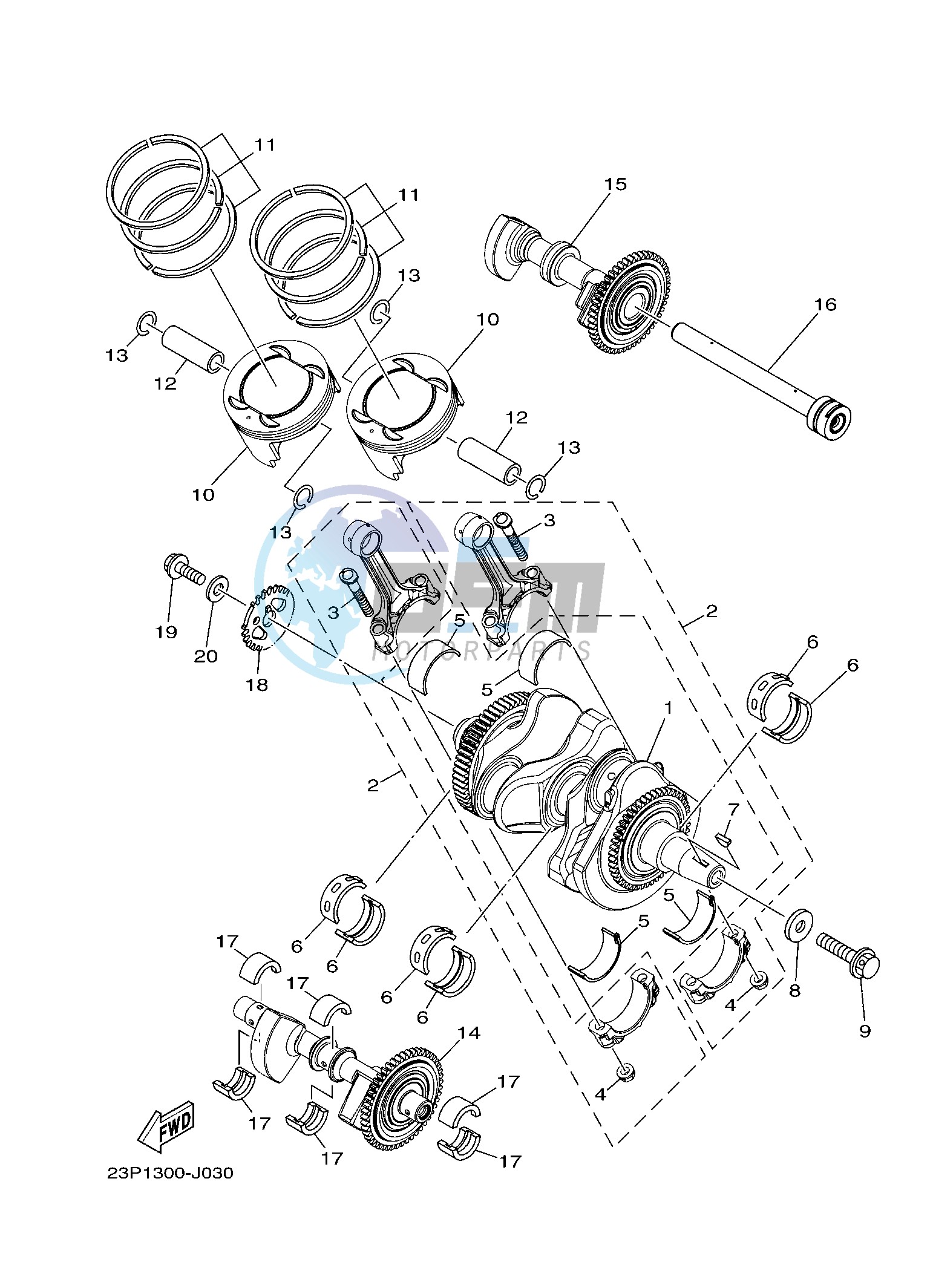 CRANKSHAFT & PISTON