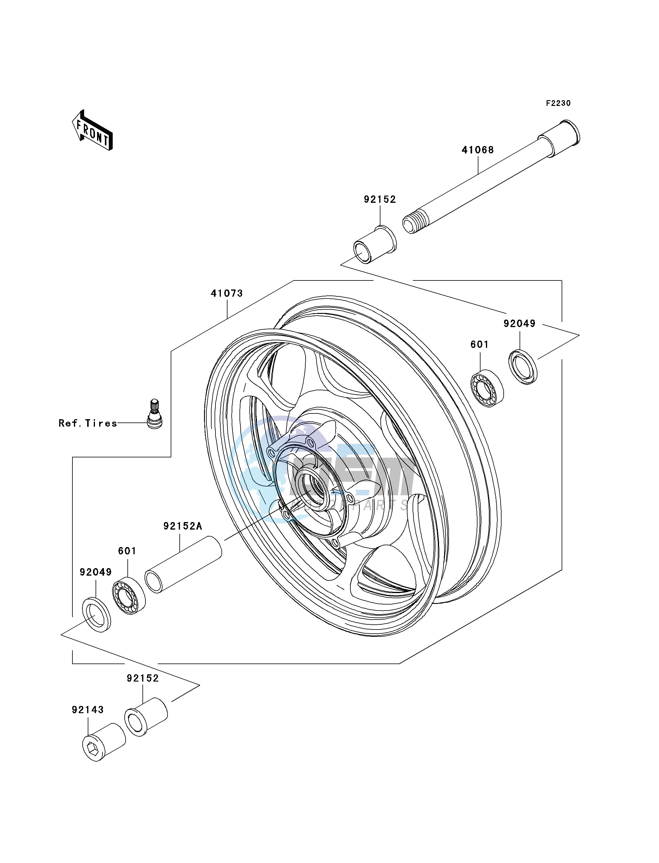 FRONT WHEEL