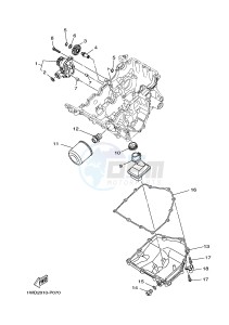 MTN320-A MTN-320-A MT-03 (B9A3) drawing OIL PUMP