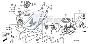 CB600FA3A Europe Direct - (ED / ABS ST 25K) drawing FUEL TANK