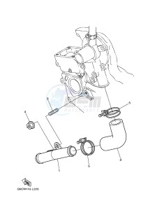 EDL7000SE/SDE EDL7000SED DIESEL 800 (Q9CN) drawing COOLING PIPE