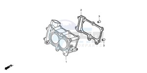 FJS400D SILVER WING drawing CYLINDER