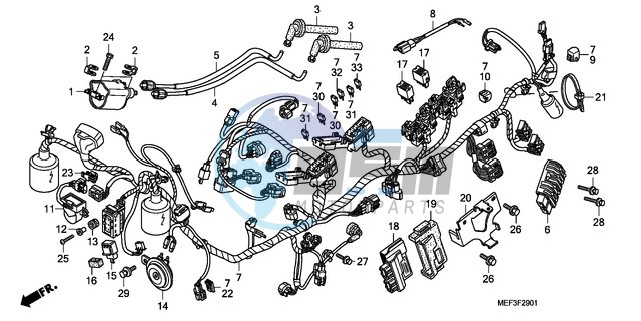 WIRE HARNESS (FJS400D9/FJ S400A)