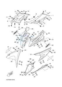 YZF-R125 R125 (5D78 5D78 5D78 5D78) drawing COWLING 1