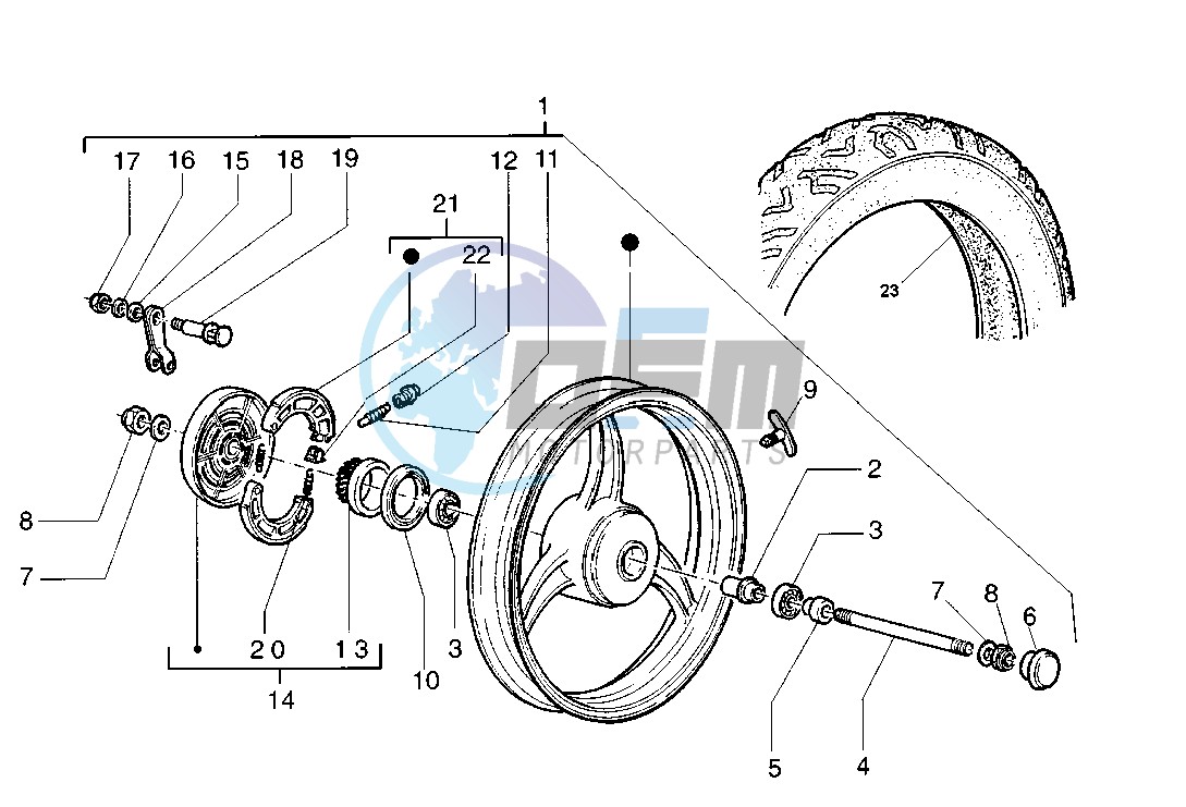 Front wheel