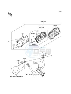 ER-6f EX650A7F GB XX (EU ME A(FRICA) drawing Meter(s)