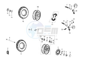 TREKKER - 50 cc drawing WHEELS OFF ROAD-SB