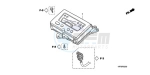 TRX420FAA Australia - (U) drawing METER