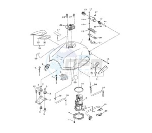 XJ6-N SP 600 drawing FUEL TANK