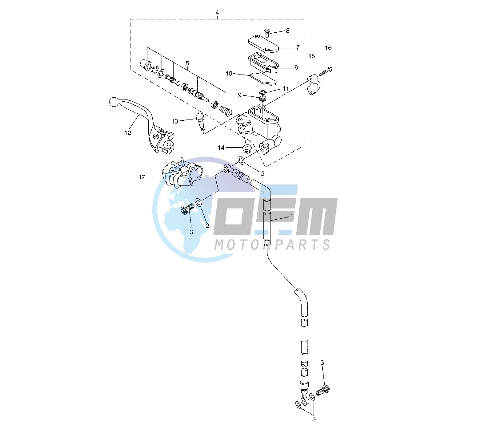 FRONT MASTER CYLINDER