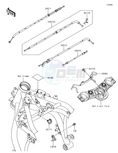 NINJA 650 EX650KJF XX (EU ME A(FRICA) drawing Cables