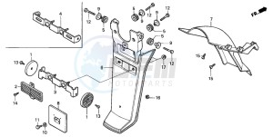 PK50S drawing REAR FENDER