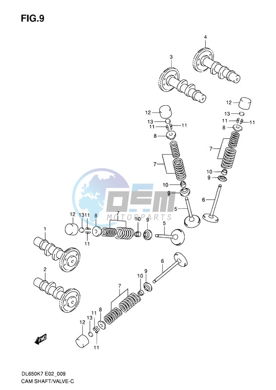 CAMSHAFT - VALVE