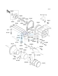 JH 750 F [SUPER SPORT XI] (F1-F2) [SUPER SPORT XI] drawing JET PUMP