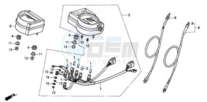 CRM50R drawing SPEEDOMETER