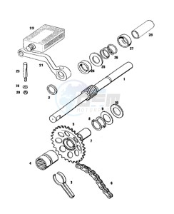 YOUNGST-R_FULL_45kmh_L1 50 L1 drawing Starter mechanism pedal