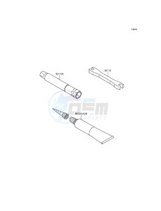 KX250F KX250ZGF EU drawing Owner's Tools