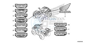 TRX420TM1E TRX420 Europe Direct - (ED) drawing MARK