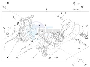 Primavera 50 4T-4V (NAFTA) drawing Crankcase