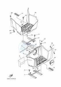 YFM700FWAD GRIZZLY 700 EPS (BLTL) drawing STAND & FOOTREST