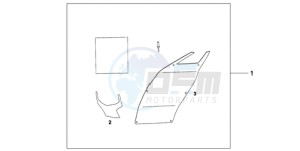 CB1000R9 UK - (E / MPH) drawing RR.FENDER COVER