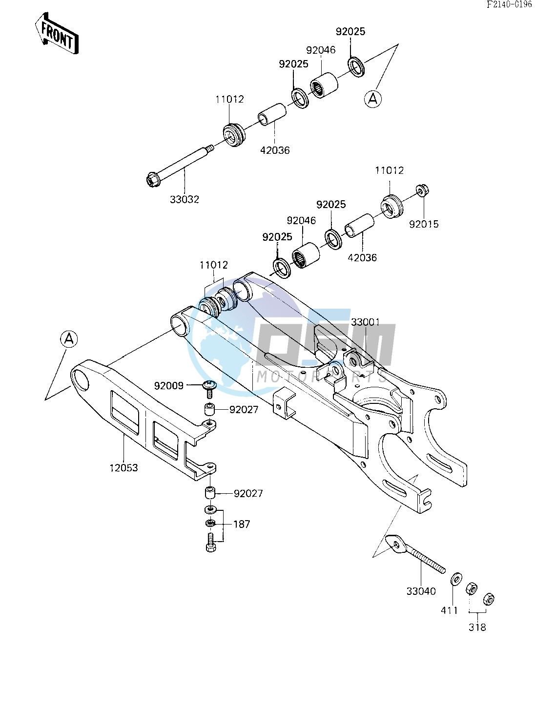 SWING ARM -- 84 A1- -