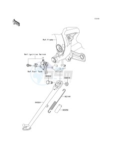 KLE 650 A [VERSYS EUROPEAN] (A7F-A8F) A8F drawing STAND-- S- -