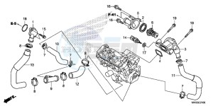 CBR1000RRF Fireblade - CBR1000RR 2ED - (2ED) drawing THERMOSTAT