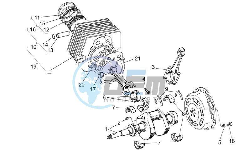 Crankshaft cpl.