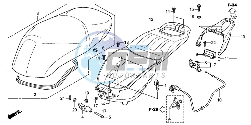 SEAT/LUGGAGE BOX