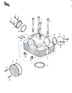 KLT 250 A [KLT250] (A1) [KLT250] drawing CYLINDER HEAD_COVERS -- 82 A1- -