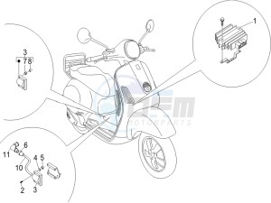 LX 50 2T 25 Kmh NL drawing Voltage Regulators -ECU - H.T. Coil