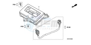 TRX420FMA Australia - (U / 4WD) drawing METER