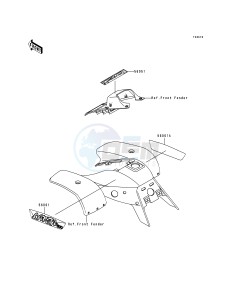 KEF 300 A [LAKOTA 300] (A2-A5) [LAKOTA 300] drawing DECALS-- GREEN- --- KEF300-A2- -