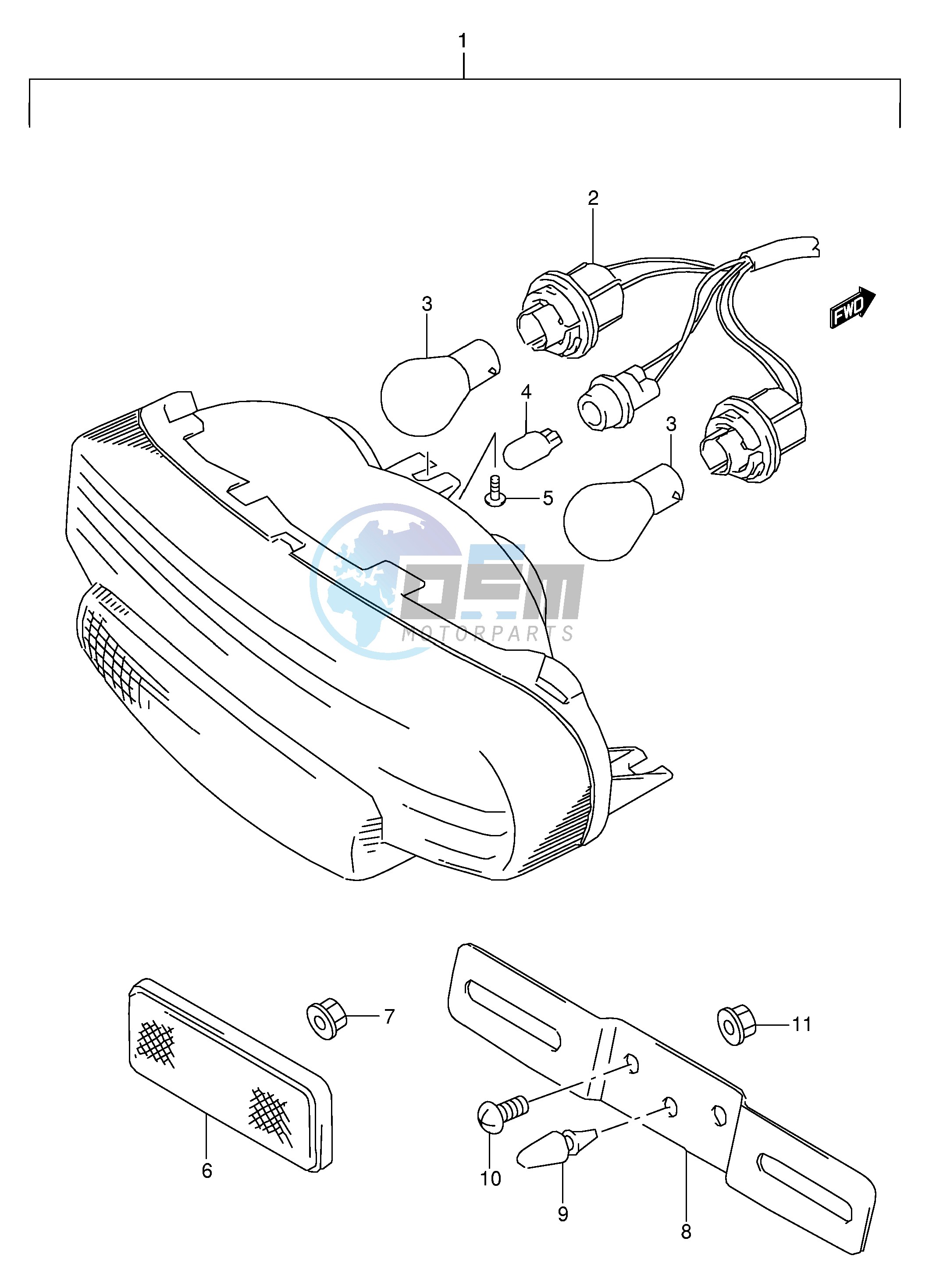 REAR COMBINATION LAMP