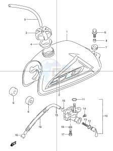 LT50 (P1) drawing FUEL TANK (MODEL K1 K2)