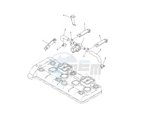 YZF R6 600 drawing SECONDARY AIR SYSTEM