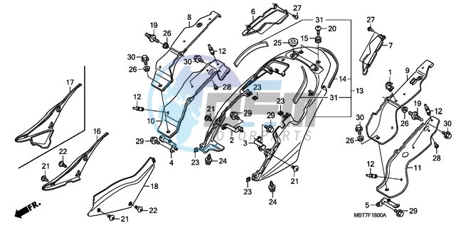 SEAT COWL/SIDE COVER