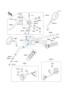 ER 500 A [ER5] (A3-A4) [ER5] drawing HANDLEBAR