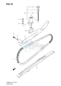 UH200 ABS BURGMAN EU drawing CAM CHAIN