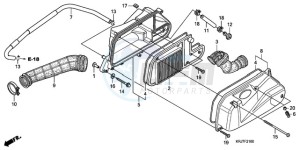 FES150A9 Europe Direct - (ED / ABS 2ED) drawing AIR CLEANER